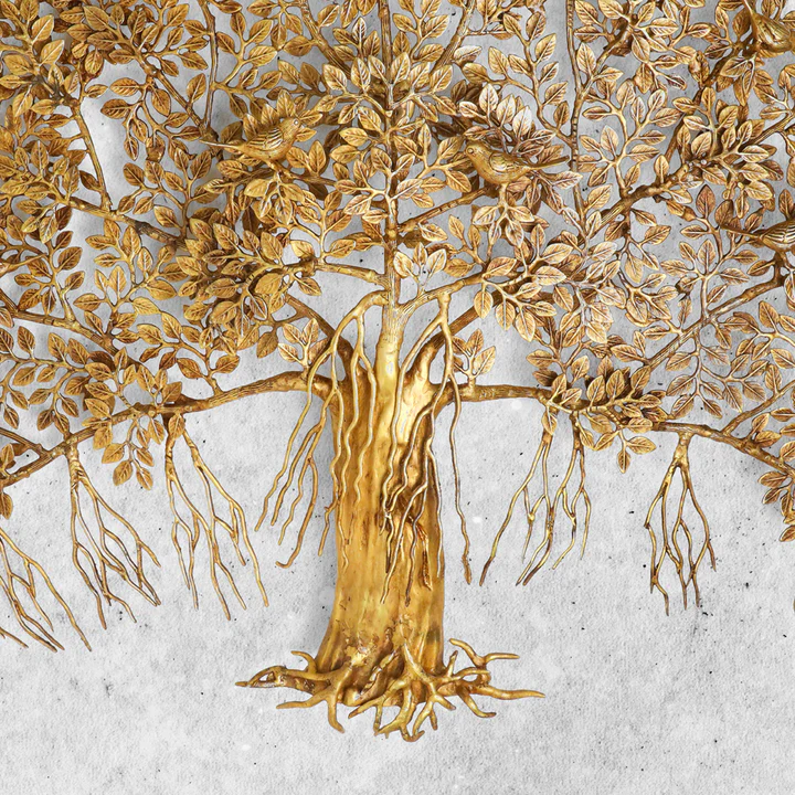 Brass Kalpvriksha Wall Hanging (36 Inch) - Image 3