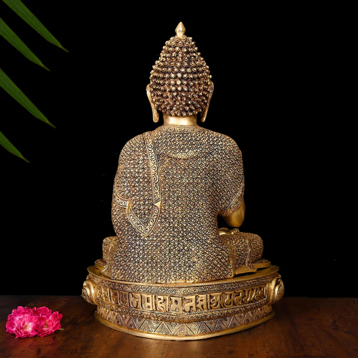Brass Superfine Blessing Buddha (22.5 Inch) - Image 3